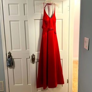 Alfred Angelo bridesmaid dress size 4 cherry 640073